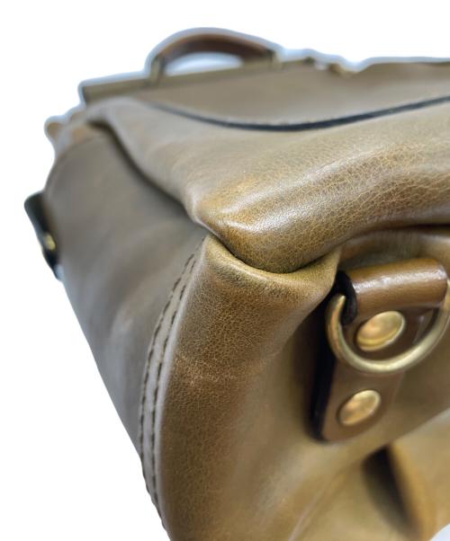 Herz（ヘルツ）Herz (ヘルツ) 棒屋根クラシックリュック ブラウンの古着・服飾アイテム