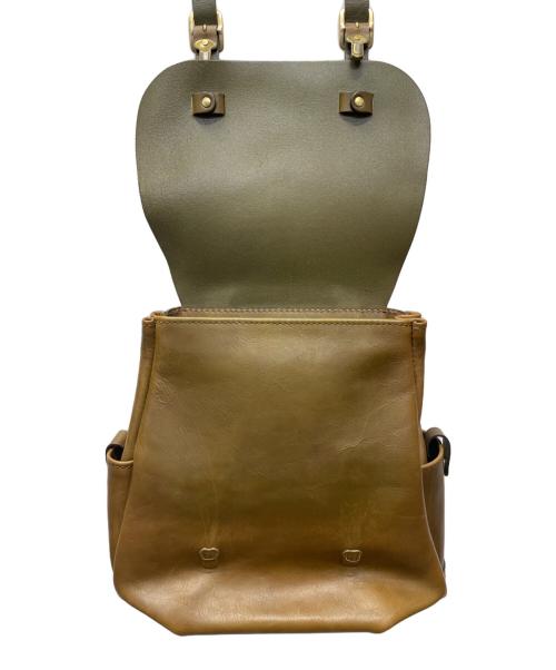 Herz（ヘルツ）Herz (ヘルツ) 棒屋根クラシックリュック ブラウンの古着・服飾アイテム