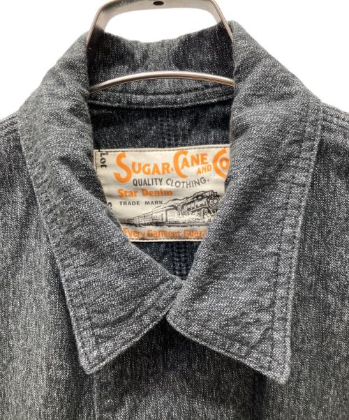 SUGAR CANE（シュガーケーン）SUGAR CANE (シュガーケーン) ブラックコバート ワークコート グレー サイズ:不明の古着・服飾アイテム