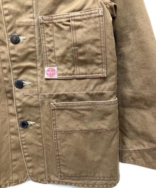 HEADLIGHT（ヘッドライト）HEADLIGHT (ヘッドライト) ダックジャケット ブラウン サイズ:36の古着・服飾アイテム