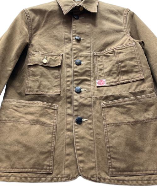 HEADLIGHT（ヘッドライト）HEADLIGHT (ヘッドライト) ダックジャケット ブラウン サイズ:36の古着・服飾アイテム