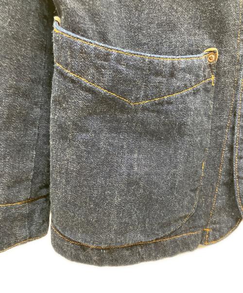 BURGUS PLUS & Co（バーガスプラス）BURGUS PLUS & Co (バーガスプラス) カバーオール デニム ブランケット ネイビー サイズ:36の古着・服飾アイテム