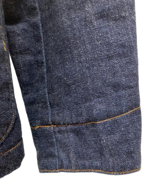 BURGUS PLUS & Co（バーガスプラス）BURGUS PLUS & Co (バーガスプラス) カバーオール デニム ブランケット ネイビー サイズ:36の古着・服飾アイテム