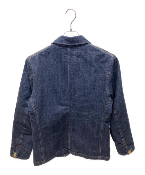 BURGUS PLUS & Co（バーガスプラス）BURGUS PLUS & Co (バーガスプラス) カバーオール デニム ブランケット ネイビー サイズ:36の古着・服飾アイテム