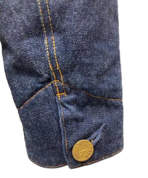 BURGUS PLUS & Co（バーガスプラス）BURGUS PLUS & Co (バーガスプラス) カバーオール デニム ブランケット ネイビー サイズ:36の古着・服飾アイテム