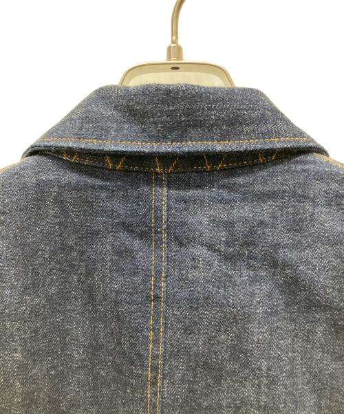 BURGUS PLUS & Co（バーガスプラス）BURGUS PLUS & Co (バーガスプラス) カバーオール デニム ブランケット ネイビー サイズ:36の古着・服飾アイテム