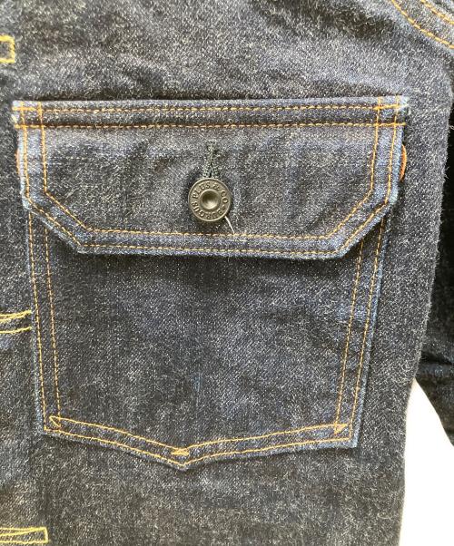 BURGUS PLUS & Co（バーガスプラス）BURGUS PLUS & Co (バーガスプラス) 1st Type Denim Jacket インディゴ サイズ:38の古着・服飾アイテム