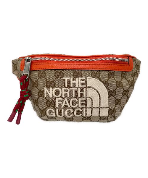 GUCCI（グッチ）GUCCI (グッチ) THE NORTH FACE (ザ ノース フェイス) ボディーバッグの古着・服飾アイテム