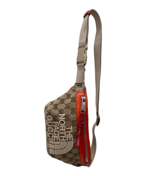 GUCCI（グッチ）GUCCI (グッチ) THE NORTH FACE (ザ ノース フェイス) ボディーバッグの古着・服飾アイテム