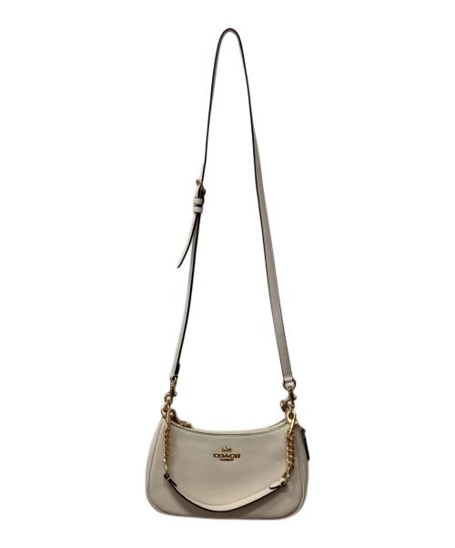 COACH（コーチ）COACH (コーチ) テリ 2WAYショルダーバッグ ホワイトの古着・服飾アイテム