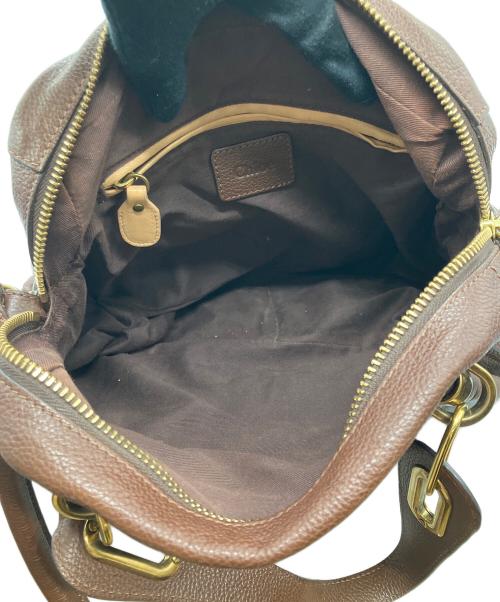 Chloe（クロエ）Chloe (クロエ) 2WAYバッグ ブラウンの古着・服飾アイテム