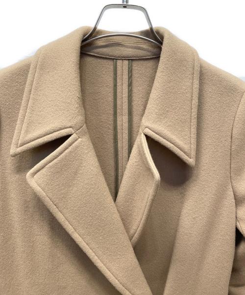 Ameri（アメリ）AMERI (アメリ) リトルフレアロングコート ブラウン サイズ:Mの古着・服飾アイテム