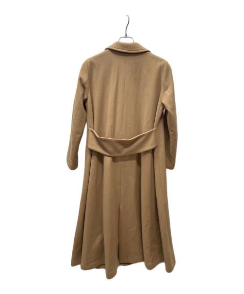 Ameri（アメリ）AMERI (アメリ) リトルフレアロングコート ブラウン サイズ:Mの古着・服飾アイテム