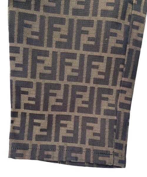 FENDI JEANS（フェンディ ジーンズ）FENDI JEANS (フェンディ ジーンズ) パンツ ブラウン×ブラック サイズ:L(44)の古着・服飾アイテム