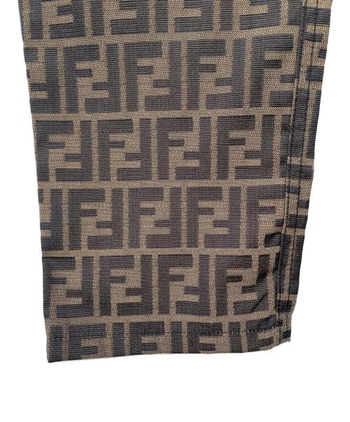 FENDI JEANS（フェンディ ジーンズ）FENDI JEANS (フェンディ ジーンズ) パンツ ブラウン×ブラック サイズ:L(44)の古着・服飾アイテム