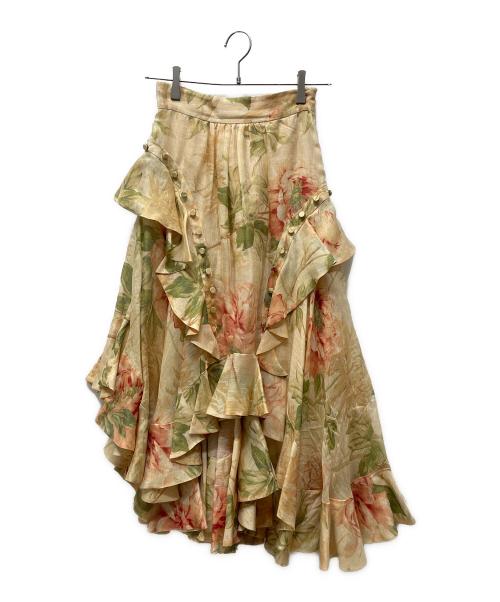 ZIMMERMANN（ジマーマン）Zimmermann (ジマーマン) スカート ベージュ サイズ:0Pの古着・服飾アイテム