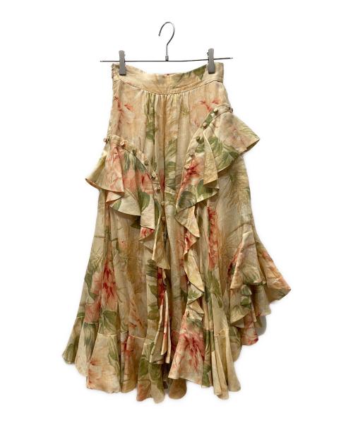 ZIMMERMANN（ジマーマン）Zimmermann (ジマーマン) スカート ベージュ サイズ:0Pの古着・服飾アイテム