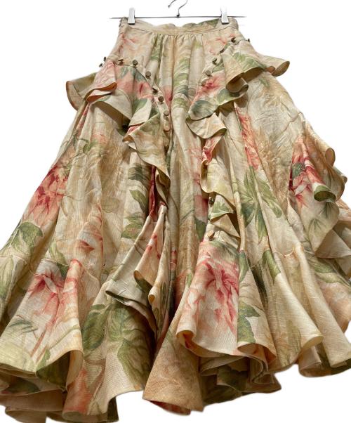 ZIMMERMANN（ジマーマン）Zimmermann (ジマーマン) スカート ベージュ サイズ:0Pの古着・服飾アイテム