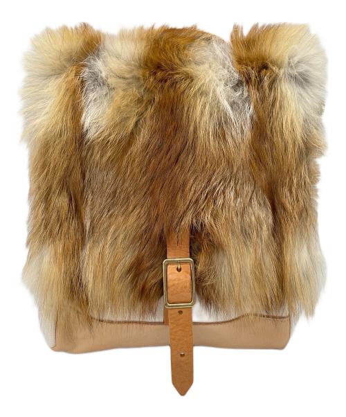 SEIL MARSCHALL（セイルマーシャル）SEIL MARSCHALL (セイルマーシャル) フォックスファーショルダーバッグ ベージュ×ホワイトの古着・服飾アイテム