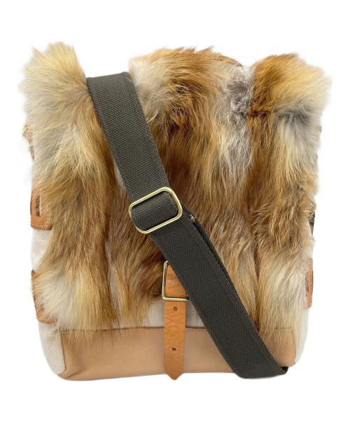 SEIL MARSCHALL（セイルマーシャル）SEIL MARSCHALL (セイルマーシャル) フォックスファーショルダーバッグ ベージュ×ホワイトの古着・服飾アイテム