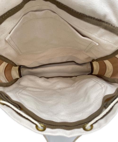 SEIL MARSCHALL（セイルマーシャル）SEIL MARSCHALL (セイルマーシャル) フォックスファーショルダーバッグ ベージュ×ホワイトの古着・服飾アイテム