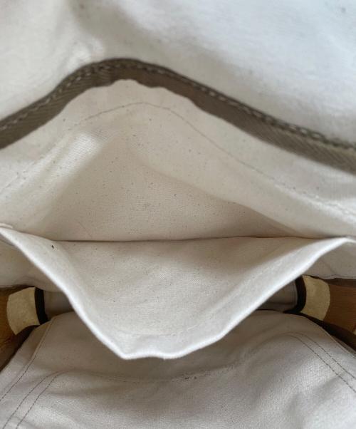 SEIL MARSCHALL（セイルマーシャル）SEIL MARSCHALL (セイルマーシャル) フォックスファーショルダーバッグ ベージュ×ホワイトの古着・服飾アイテム