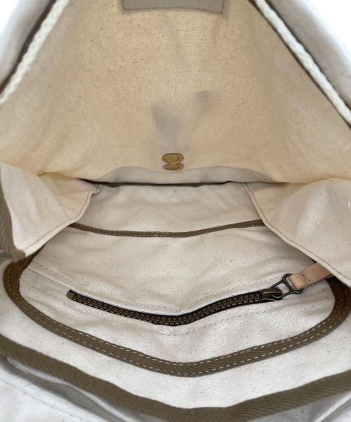 SEIL MARSCHALL（セイルマーシャル）SEIL MARSCHALL (セイルマーシャル) フォックスファーショルダーバッグ ベージュ×ホワイトの古着・服飾アイテム