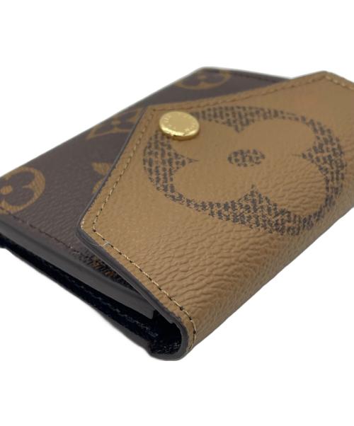 LOUIS VUITTON（ルイ ヴィトン）LOUIS VUITTON (ルイ ヴィトン) コンパクトウォレット ポルトフォイユゾエ ブラウンの古着・服飾アイテム