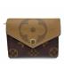 LOUIS VUITTON（ルイ ヴィトン）の古着「コンパクトウォレット ポルトフォイユゾエ」｜ブラウン