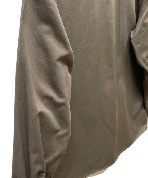 CALEE（キャリー）CALEE (キャリー) Cotton twill L/S wappen work shirt オリーブ サイズ:Mの古着・服飾アイテム