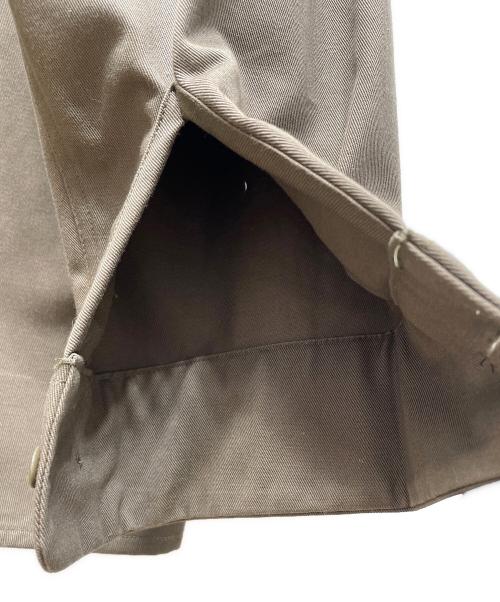 CALEE（キャリー）CALEE (キャリー) Cotton twill L/S wappen work shirt オリーブ サイズ:Mの古着・服飾アイテム