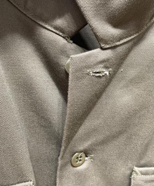CALEE（キャリー）CALEE (キャリー) Cotton twill L/S wappen work shirt オリーブ サイズ:Mの古着・服飾アイテム