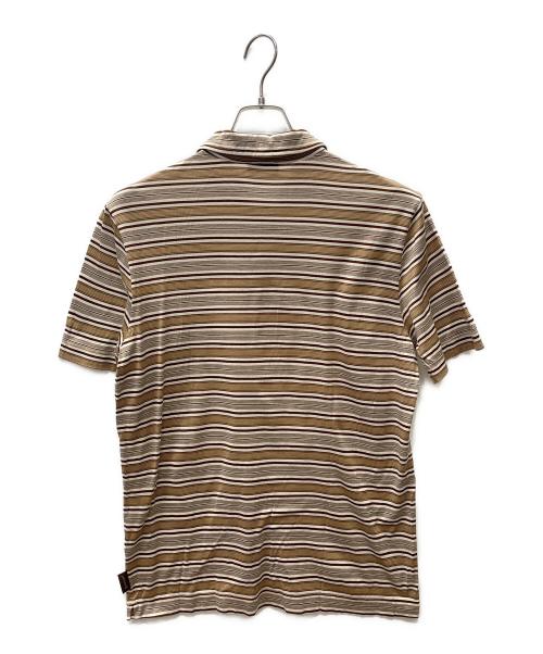 MONCLER（モンクレール）MONCLER (モンクレール) ポロシャツ ブラウン サイズ:不明の古着・服飾アイテム