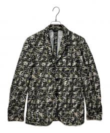 FENDI（フェンディ）の古着「テーラードジャケット」｜グリーン
