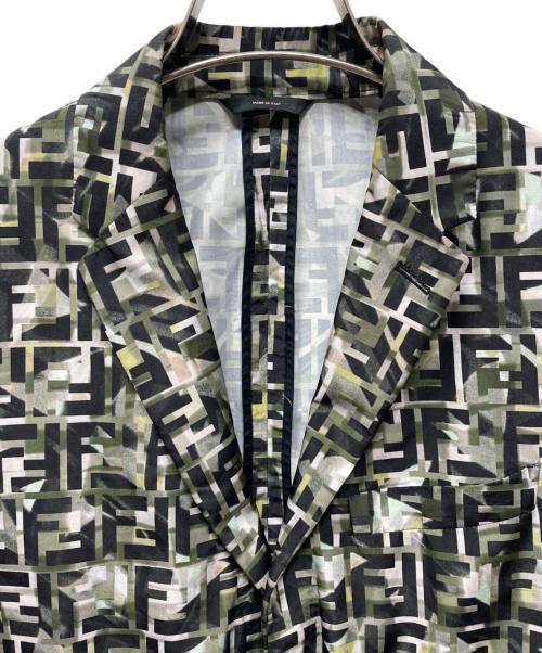 FENDI（フェンディ）FENDI (フェンディ) テーラードジャケット グリーン サイズ:44の古着・服飾アイテム