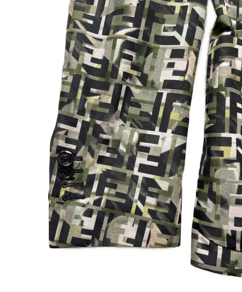 FENDI（フェンディ）FENDI (フェンディ) テーラードジャケット グリーン サイズ:44の古着・服飾アイテム