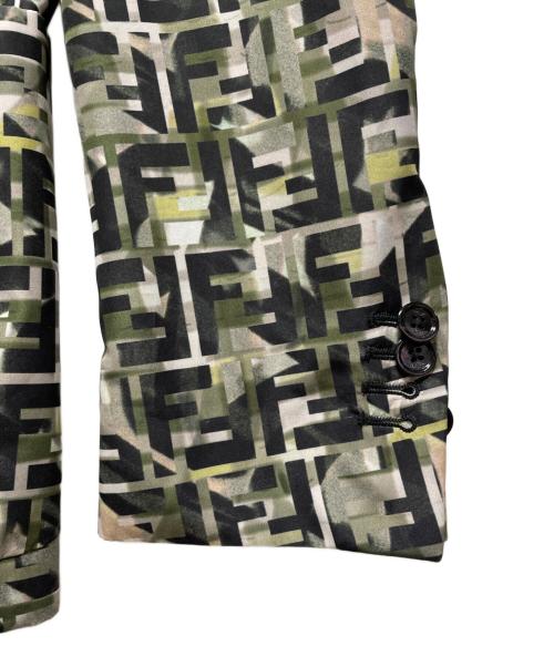 FENDI（フェンディ）FENDI (フェンディ) テーラードジャケット グリーン サイズ:44の古着・服飾アイテム