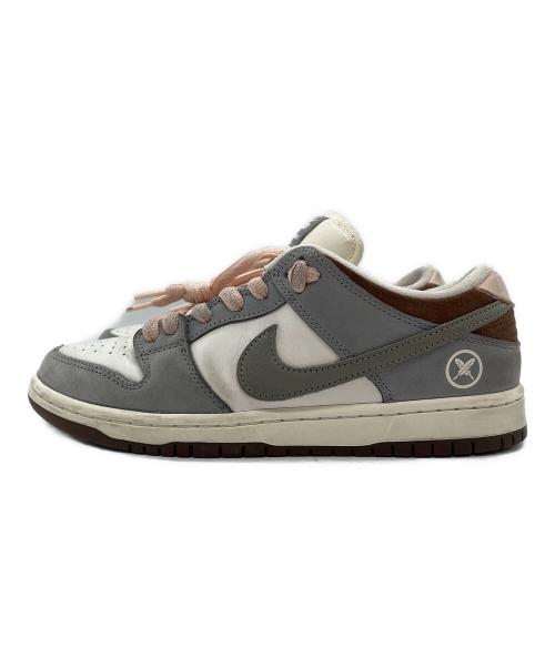 NIKE（ナイキ）NIKE (ナイキ) 堀米雄斗×Nike SB Dunk Low Pro QS グレー×ピンク サイズ:26.5の古着・服飾アイテム