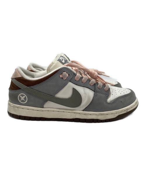 NIKE（ナイキ）NIKE (ナイキ) 堀米雄斗×Nike SB Dunk Low Pro QS グレー×ピンク サイズ:26.5の古着・服飾アイテム