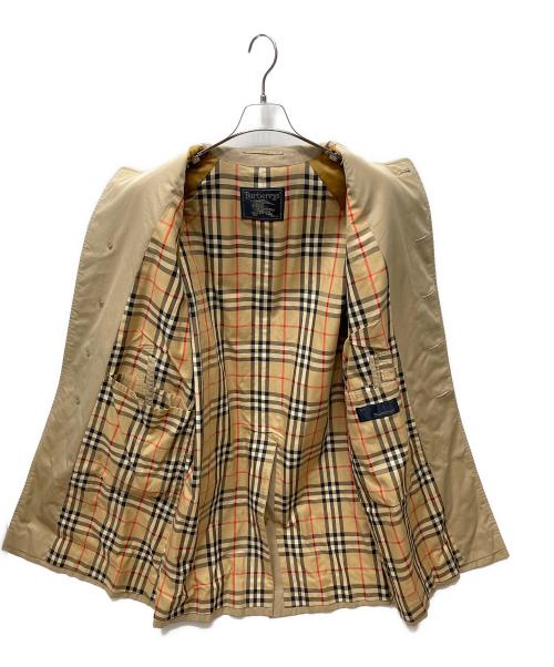 Burberry's（バーバリー）Burberry's (バーバリー) 裏地ノバチェックステンカラーコート ベージュ サイズ:88の古着・服飾アイテム