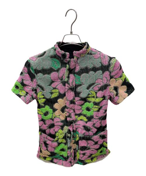 FUMIKA UCHIDA（フミカウチダ）FUMIKA UCHIDA (フミカウチダ) リバーシブル パイル チャイナ ジャケット ブラック サイズ:34の古着・服飾アイテム