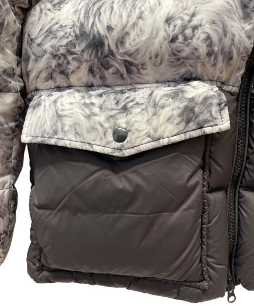 WOOLRICH（ウールリッチ）WOOLRICH (ウールリッチ) シエラシープスキンジャケット グレー×ブラック サイズ:Mの古着・服飾アイテム