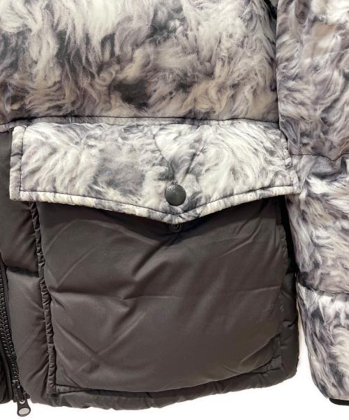 WOOLRICH（ウールリッチ）WOOLRICH (ウールリッチ) シエラシープスキンジャケット グレー×ブラック サイズ:Mの古着・服飾アイテム