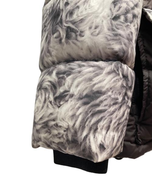 WOOLRICH（ウールリッチ）WOOLRICH (ウールリッチ) シエラシープスキンジャケット グレー×ブラック サイズ:Mの古着・服飾アイテム