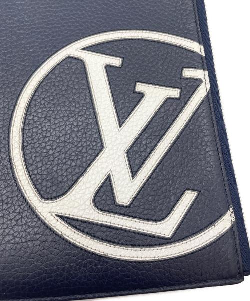 LOUIS VUITTON（ルイ ヴィトン）LOUIS VUITTON (ルイ ヴィトン) ポシェット ジュールGM ネイビーの古着・服飾アイテム
