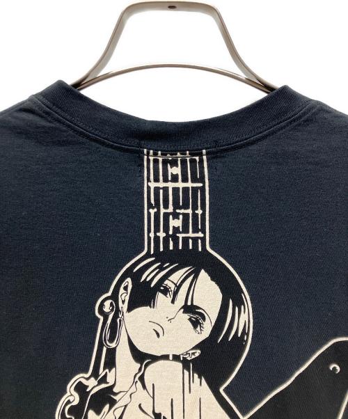 Hysteric Glamour（ヒステリックグラマー）Hysteric Glamour (ヒステリックグラマー) ONE PIECE (ワンピース) Boa.Hancock Explorer T-Shirt ブラック サイズ:L 未使用品の古着・服飾アイテム