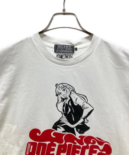 Hysteric Glamour（ヒステリックグラマー）Hysteric Glamour (ヒステリックグラマー) ONE PIECE (ワンピース) Nami T-Shirt ホワイト サイズ:L 未使用品の古着・服飾アイテム