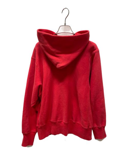 Champion REVERSE WEAVE（チャンピオン リバース ウィーブ）Champion REVERSE WEAVE (チャンピオン リバース ウィーブ) LAND'S END (ランズエンド) プルオーバーパーカー レッド サイズ:不明の古着・服飾アイテム