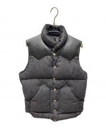 RockyMountainFeatherBed（ロッキーマウンテンフェザーベッド）の古着「切替ダウンベスト」｜ブラック