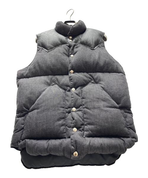 RockyMountainFeatherBed（ロッキーマウンテンフェザーベッド）RockyMountainFeatherBed (ロッキーマウンテンフェザーベッド) 切替ダウンベスト ブラック サイズ:38の古着・服飾アイテム
